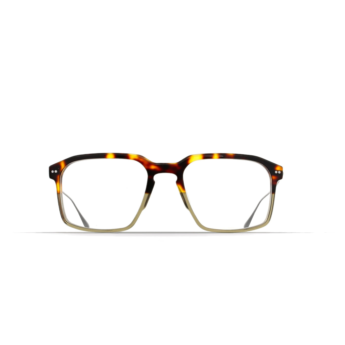 Brett Eyewear WALTER - TORTOISE GRADED KHAKI/SILVER