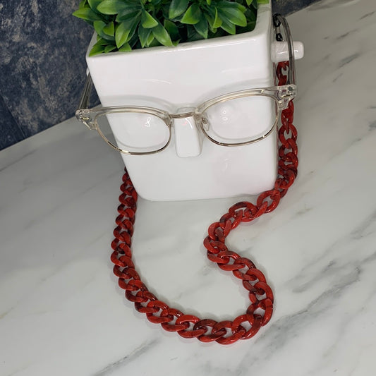 Acetate Chain | Red Marble