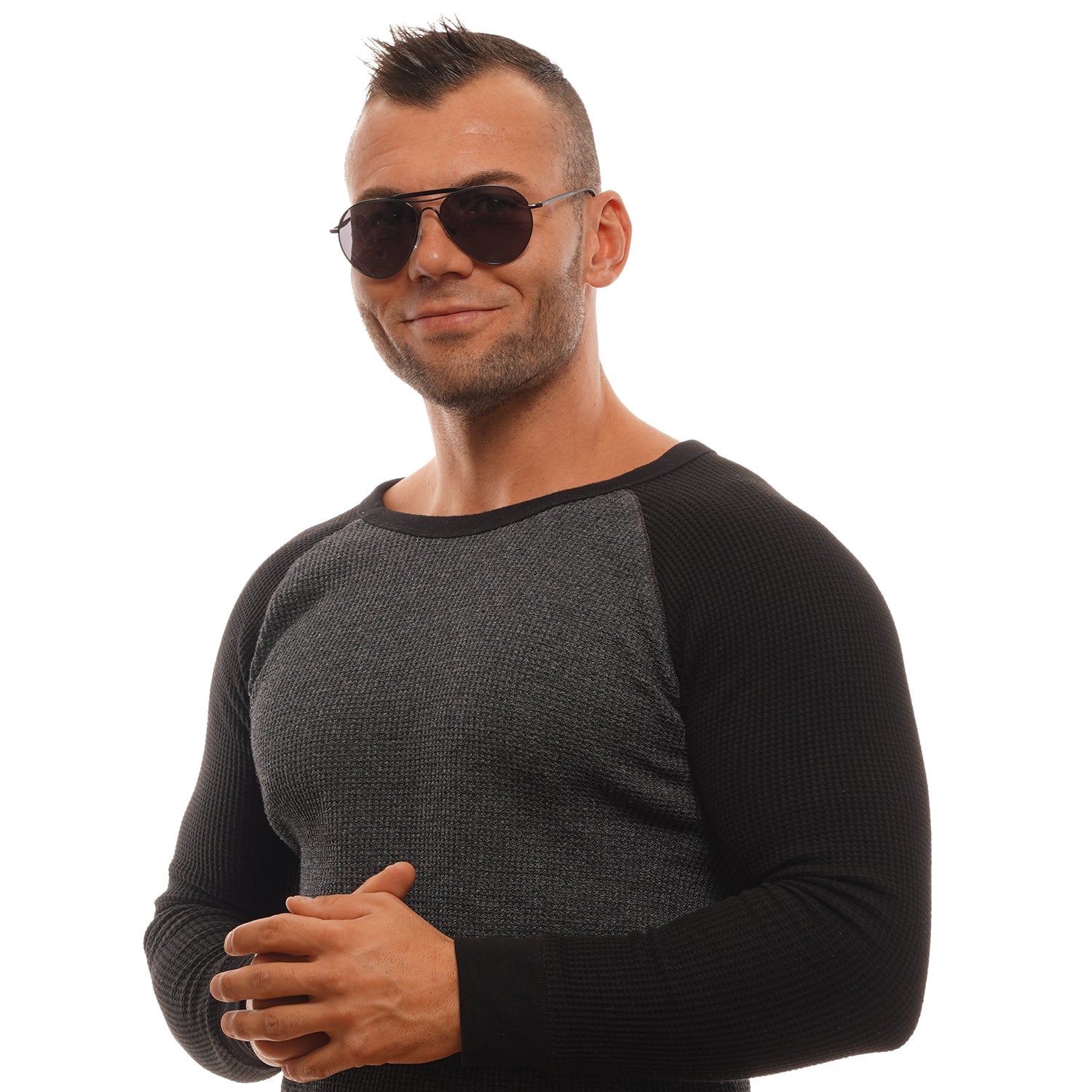 Ermenegildo Zegna Sunglasses ZC0020 57 02A Titanium