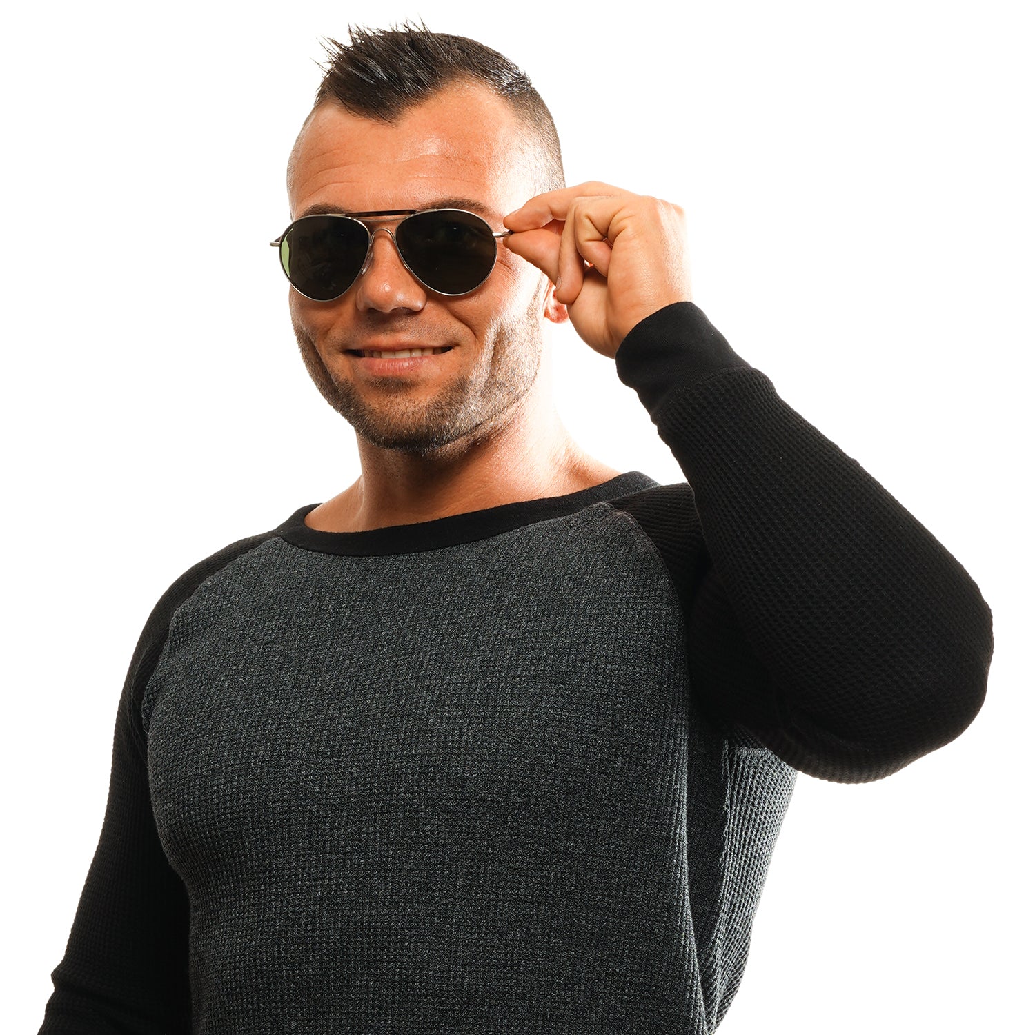 Ermenegildo Zegna Sunglasses ZC0020 57 32N Titanium