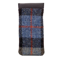 Harris Tweed Glasses Case | Brown & Blue