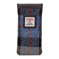 Harris Tweed Glasses Case | Brown & Blue