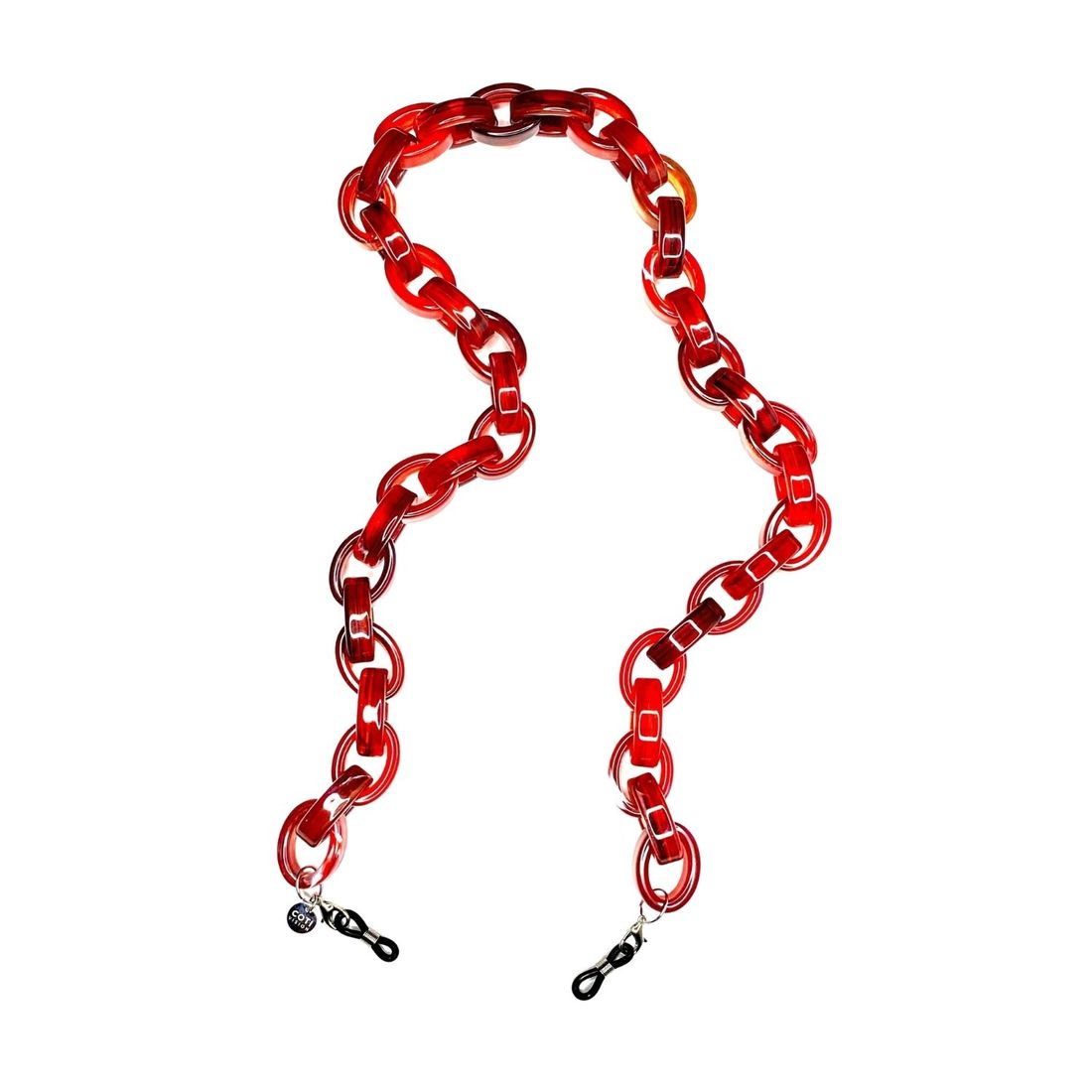 Abbracci Glasses Chain Ruby Red