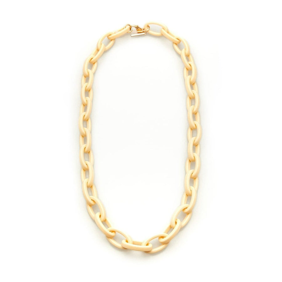 Oval Resin Chain - Off White